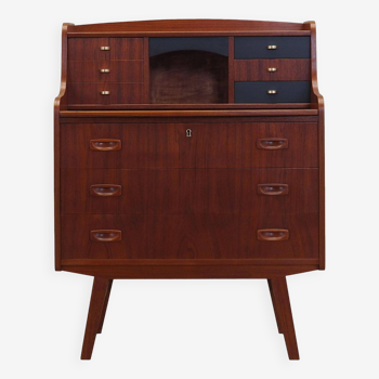 Teak secretary, Danish design, 1970s, production: Denmark