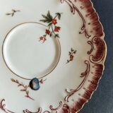 Late 19th century Limoges hand-painted undercuper of