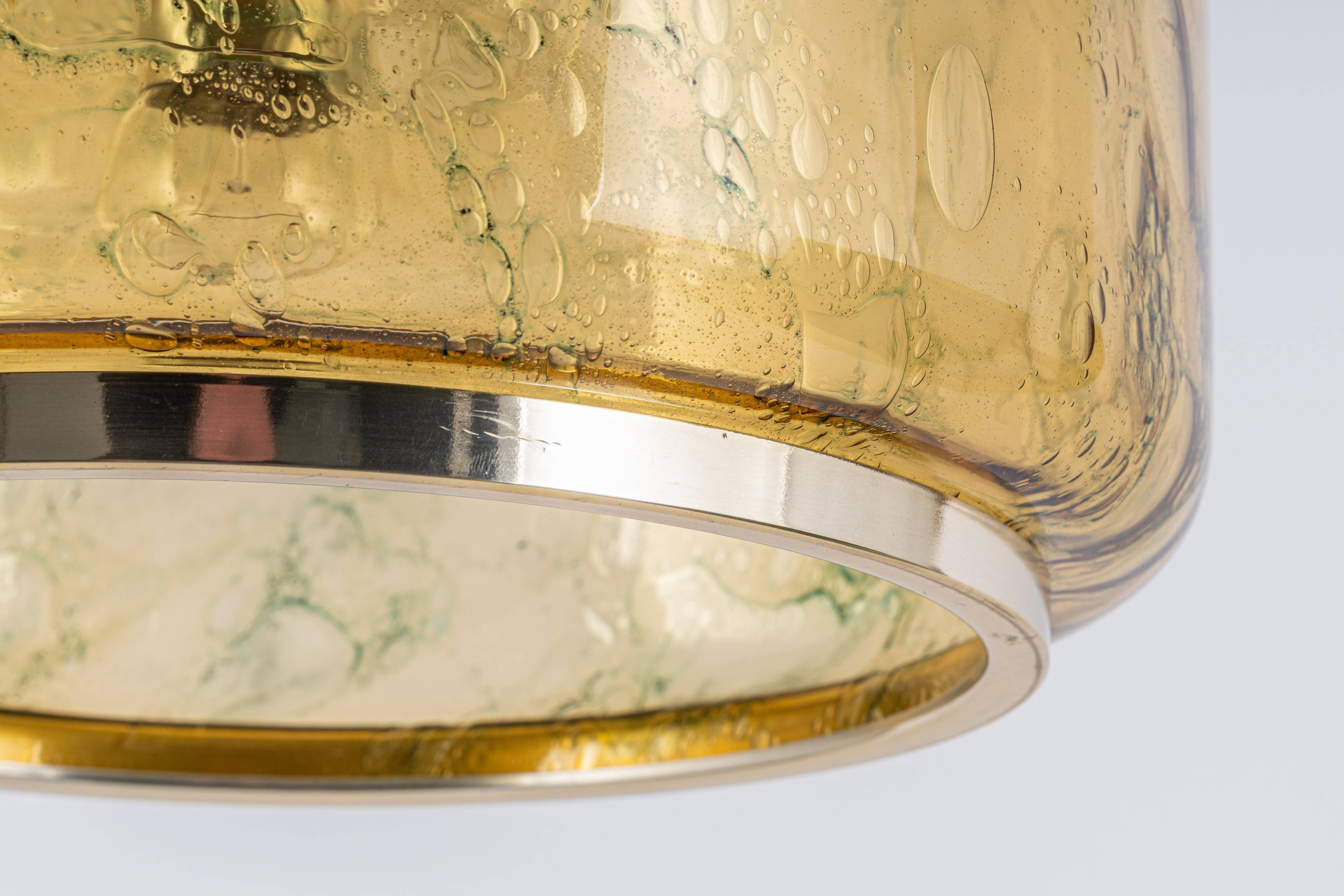 Large Murano pendant lamp by Doria, Germany, 1970s.