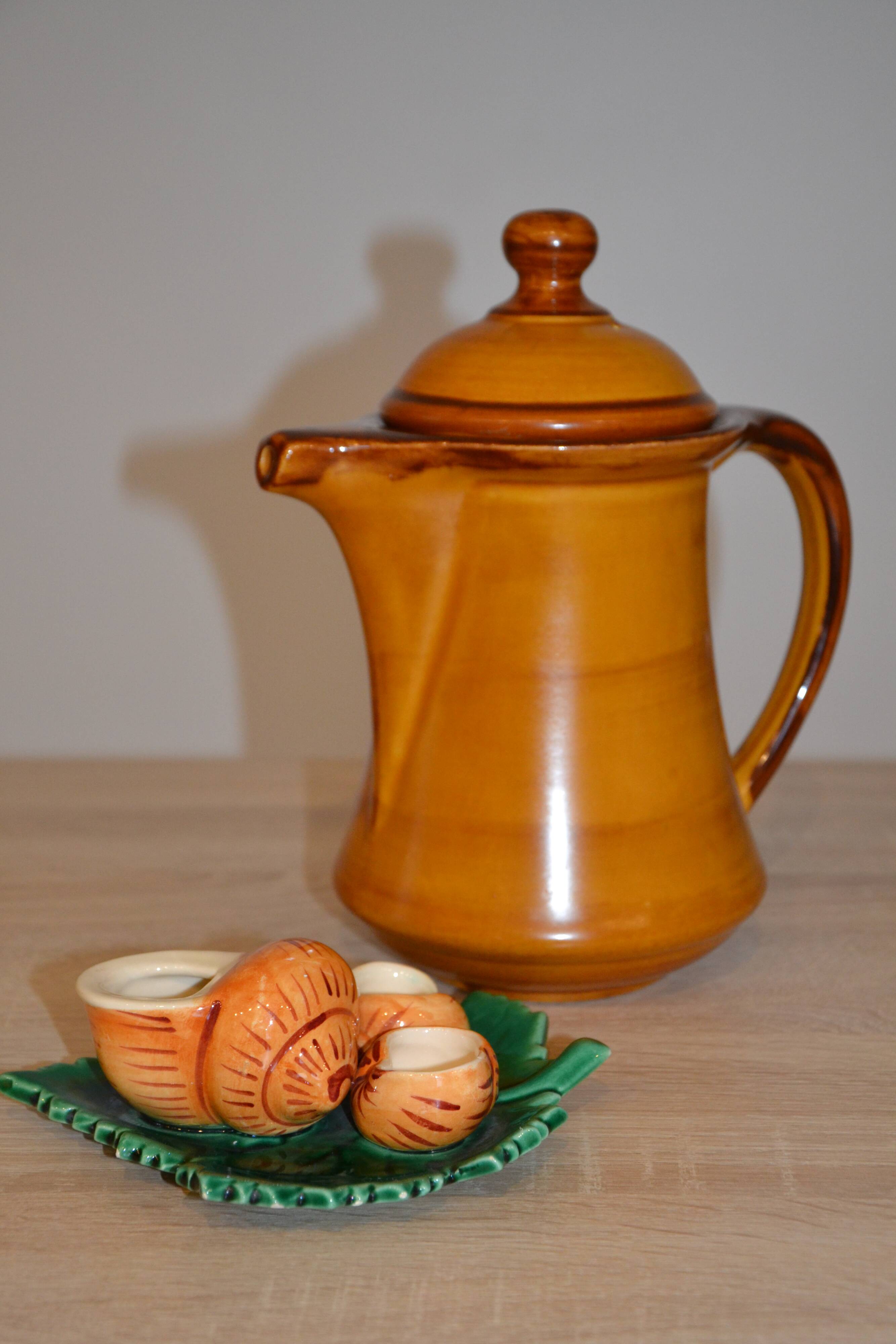 Brown St Clément coffee maker from the 50s/60s