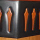 Bar en palissandre formica vintage 1960