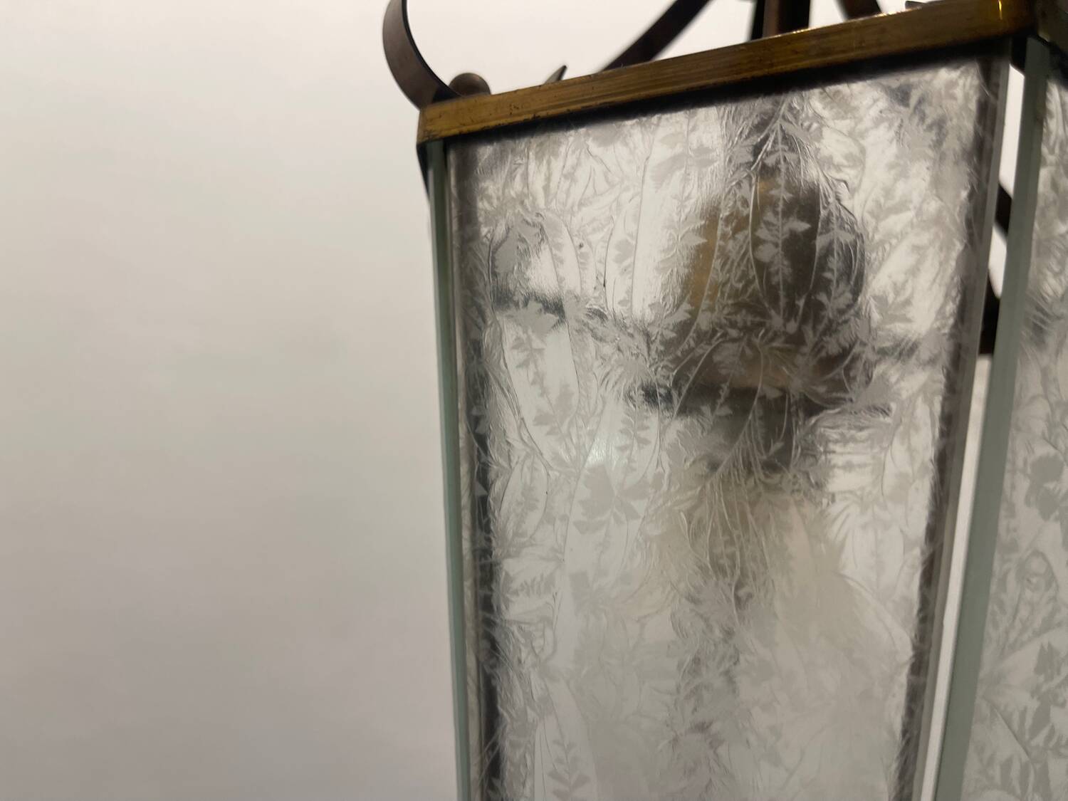 Bronze Light Pendant 1950’s