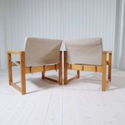 Karin Mobring Diana mid-century modern armchairs by Ikea in Sweden, 1970s.