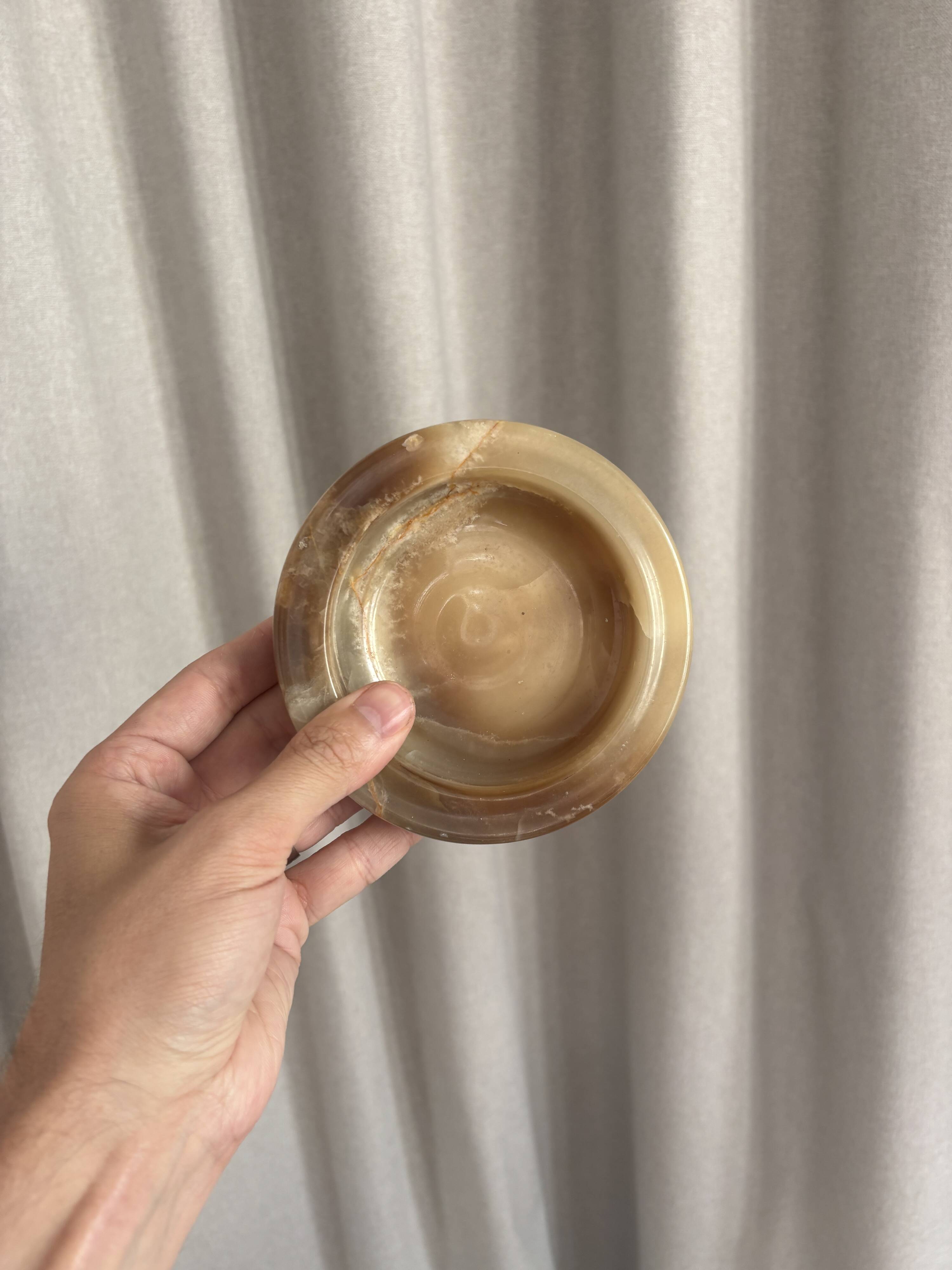 Vintage onyx catchall / ashtray