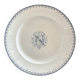 Round iron earth dish monogram “N” KG Lunéville