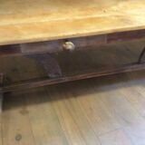 Two-drawer farmhouse table