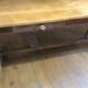 Two-drawer farmhouse table