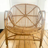 Rattan armchair