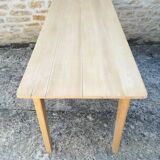 Beech farmhouse table