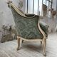 Louis XV shepherdess armchair