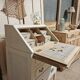 Wooden secretary chest of drawers