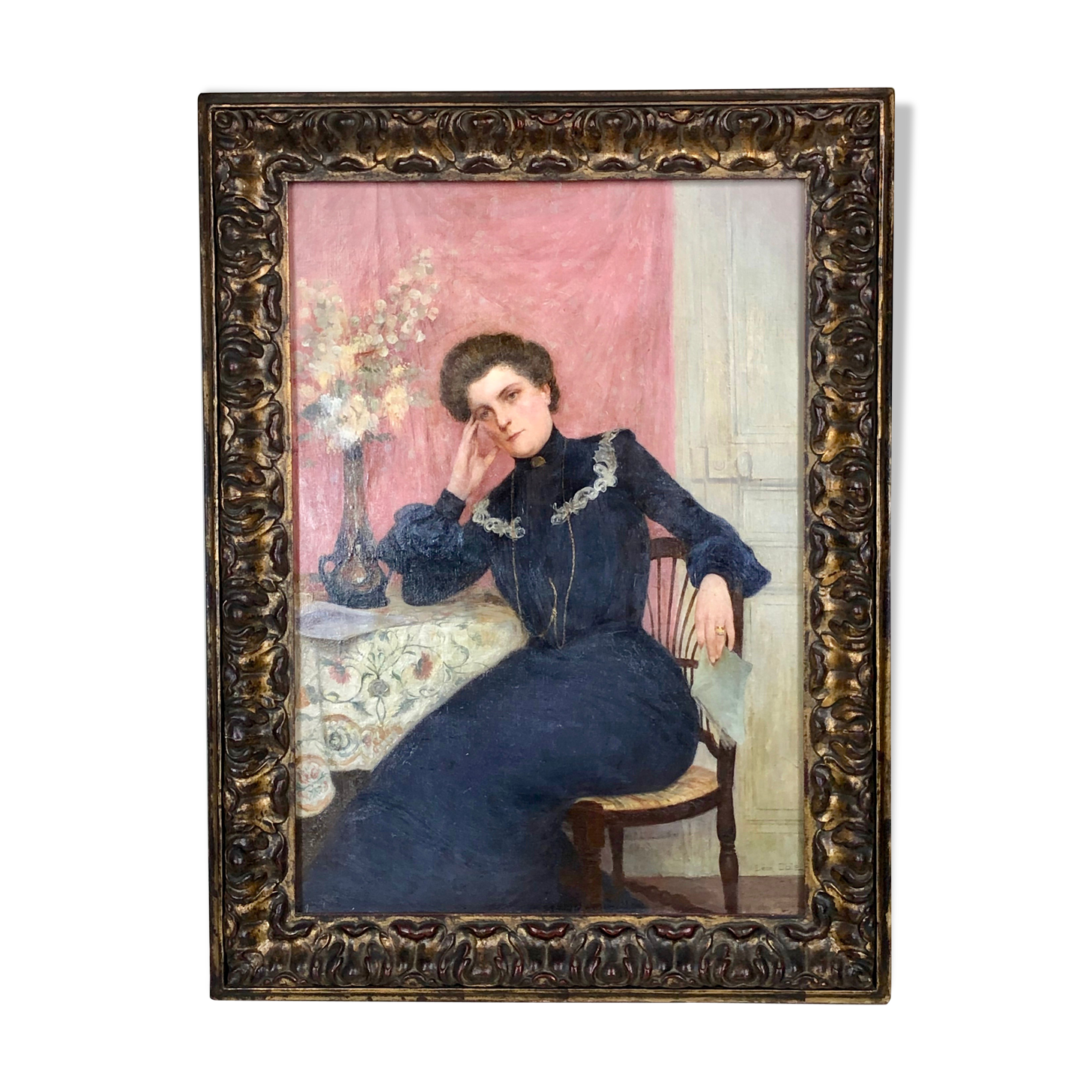 Portrait d'une femme vers 1900