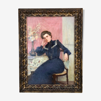 Portrait d'une femme vers 1900