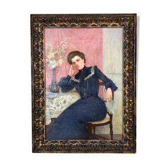 Portrait of a woman circa 1900