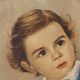 Child portrait oil painting