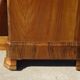 Commode en noyer et ronce de noyer style Louis Philippe