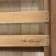 Vintage oak convertible bench by Alain Gaubert