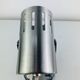 Aluminor wall light, brushed aluminium and chrome, 1960s.