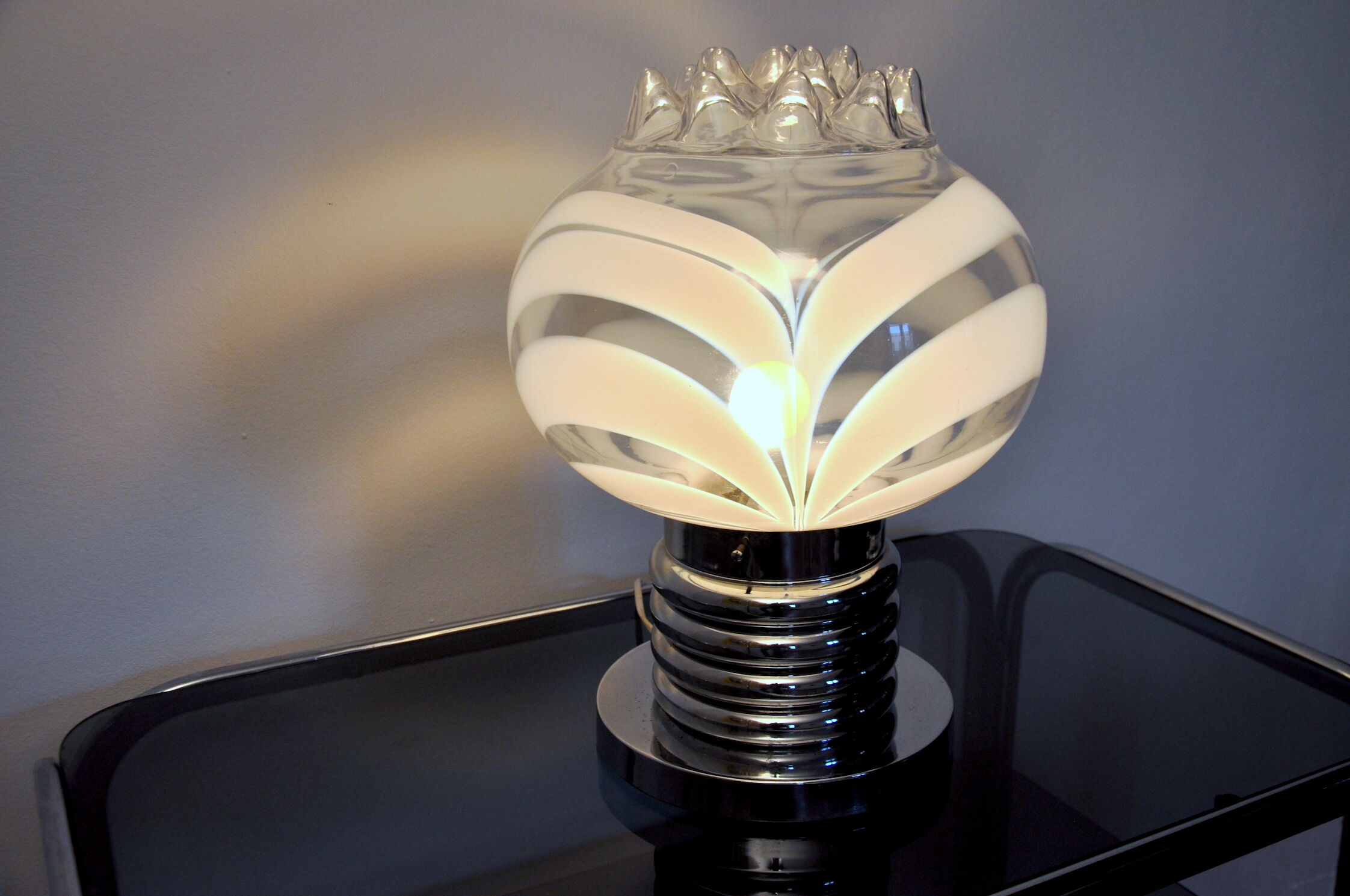 Toni Zuccheri lamp, Murano glass, Italy, 1970