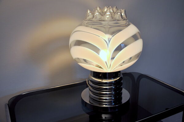 Lampe Toni Zuccheri verre de Murano Italie 1970
