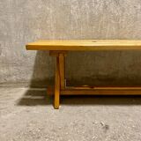 80's varnished bench