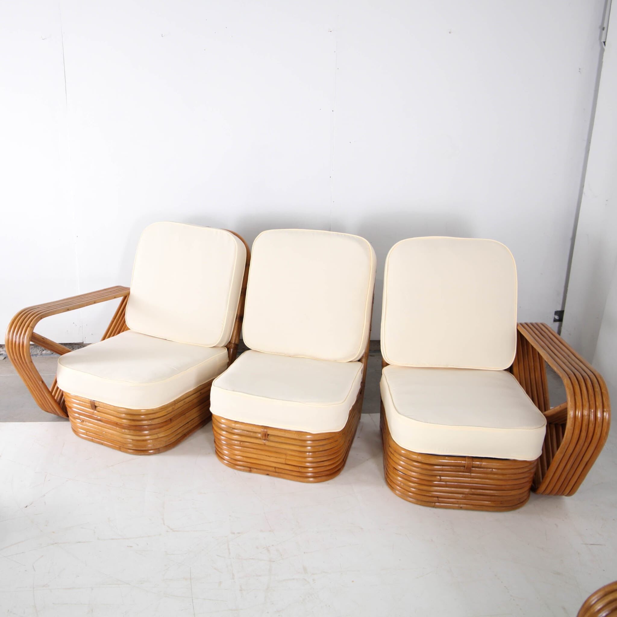 Salon en rotin de Paul Frankl