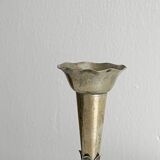 Small vintage metal soliflore vase, very lightweight.