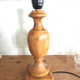 Vintage olive wood lamp