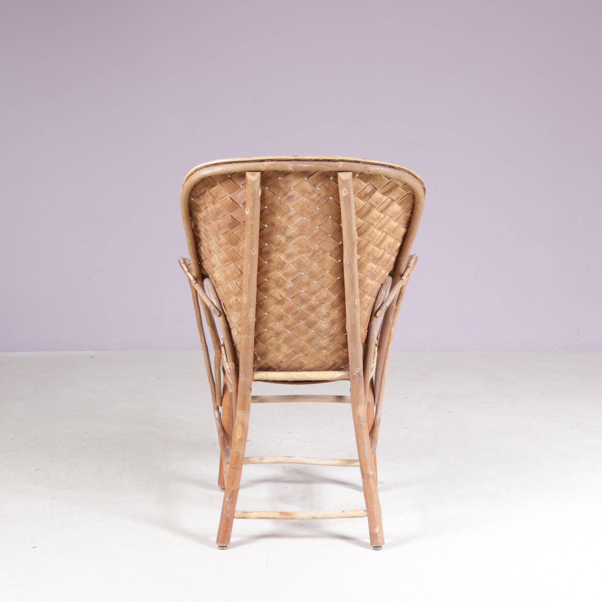 1950s Rare wooven chair (commissioned by le Corbusier)