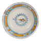 Old majolica bowl from Grottaglie, Italy, 19th century.