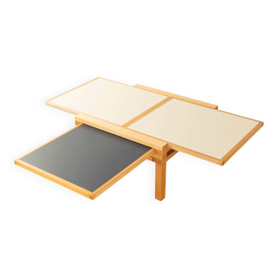 Table basse HEXA modulaire par Bernard Vuarnesson pour Bellato, années 1980.