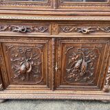 Hunting buffet style Louis XIII Renaissance XXth