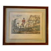 Old engraving, The Hunter after Carle Vernet 20th century