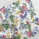 6 vintage cotton floral napkins