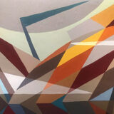Geometric abstraction painting by Fischer