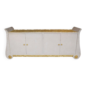 Enfilade blanc et or, - circa