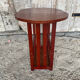 Antique Wooden Nightstand Side Table Folding Shelf Wine Magazine Rack