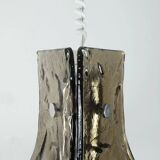 kalmar franken mid century CHANDELIER  ice glass