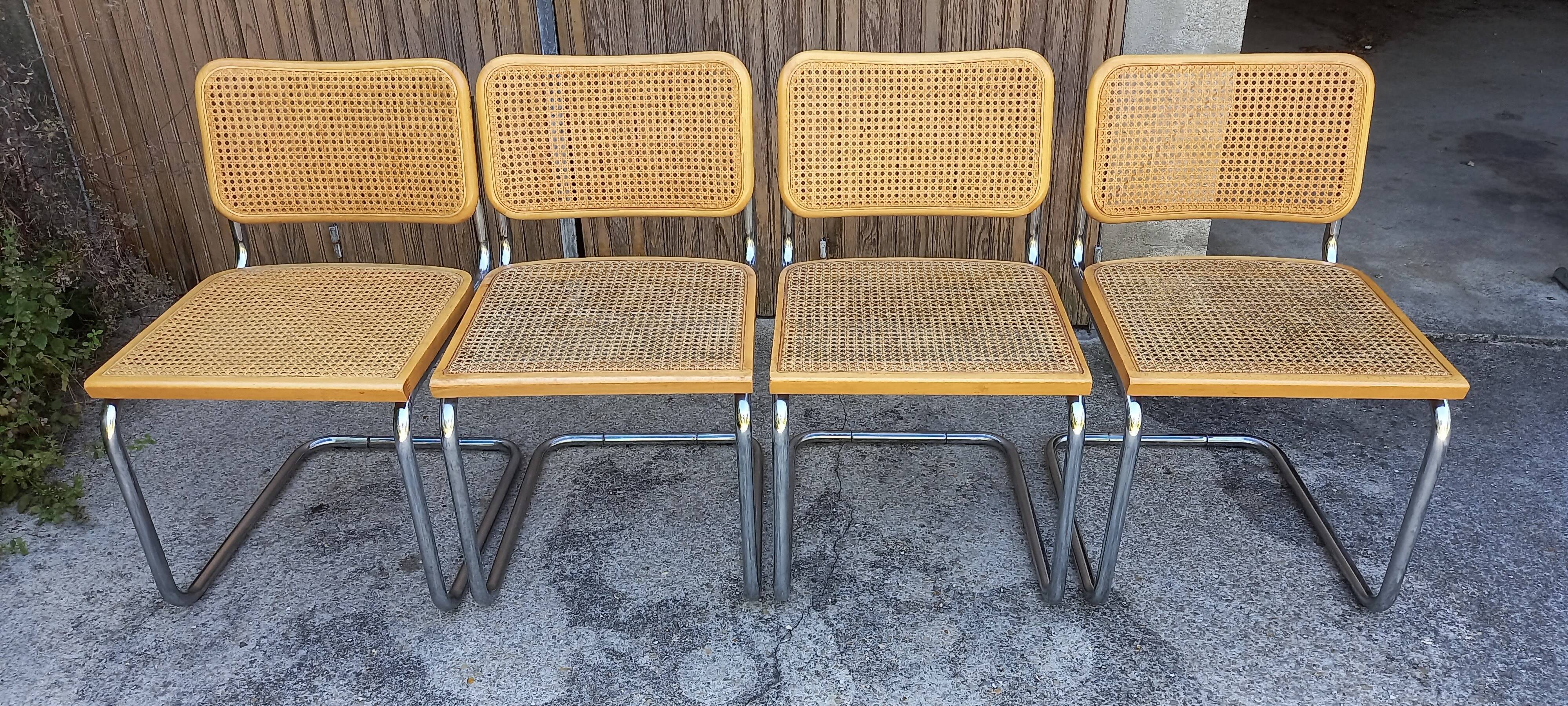 Chairs B32 by Marcel Breuer