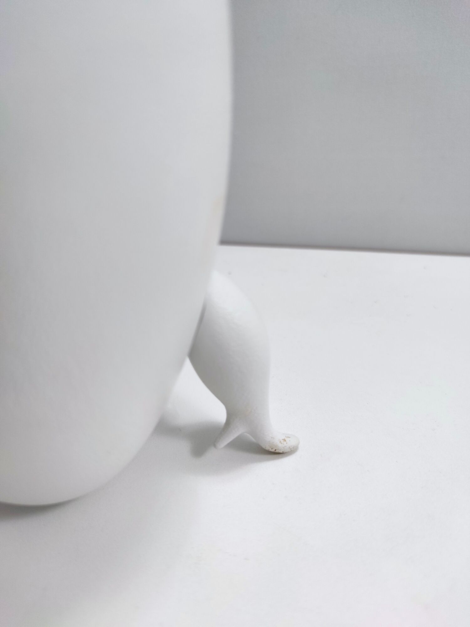 Postmodern Green Murano Glass and White Aluminum Table Lamp, Italy