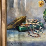Tableau bouquet de fleurs par raymond charlot