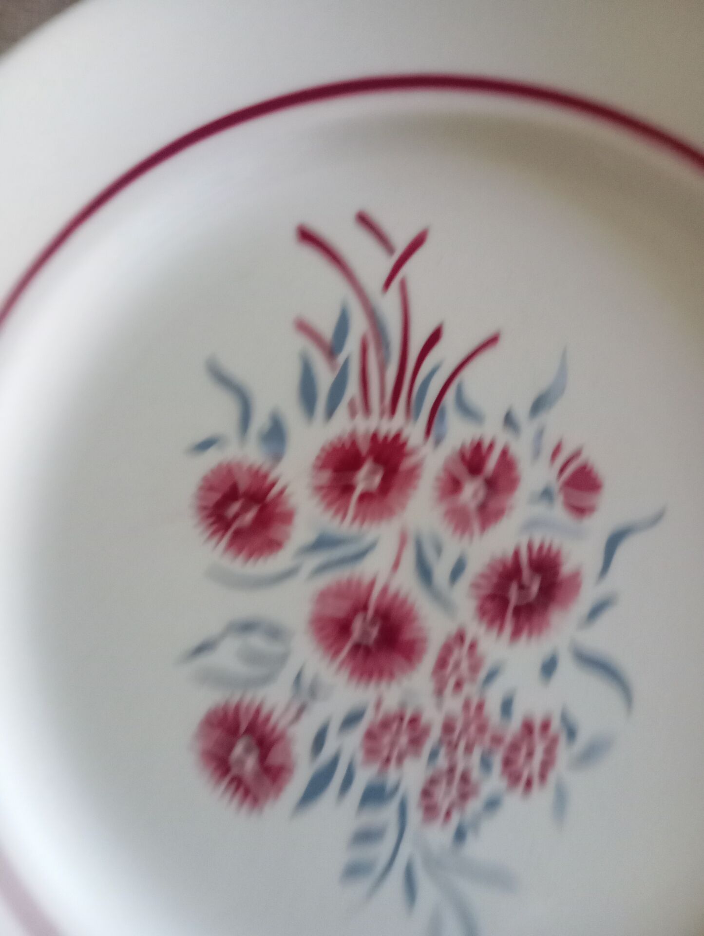6 flat plates model Francine. Badonviller. Very good condition.