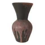 Green stoneware vase