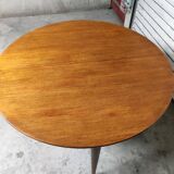 Scandinavian vintage teak round table