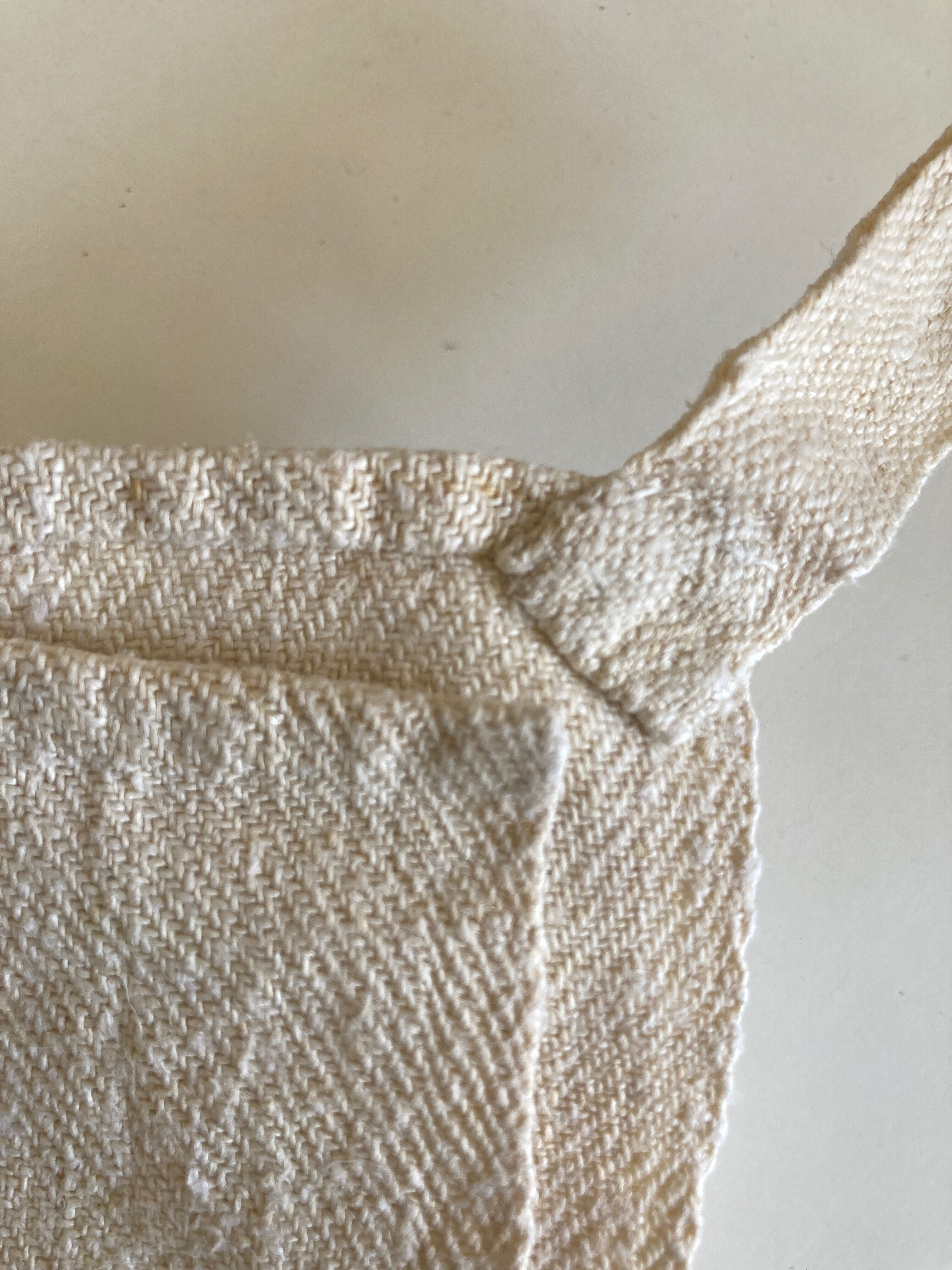 Pair of farm towels 19th reserve in raw hemp canvas