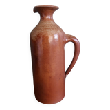 Enameled stoneware pitcher bottle