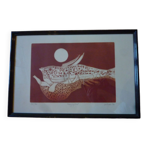 Gravure aquantinte par - 1976