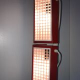 Pair of Ikea metal wall lights type V204 red