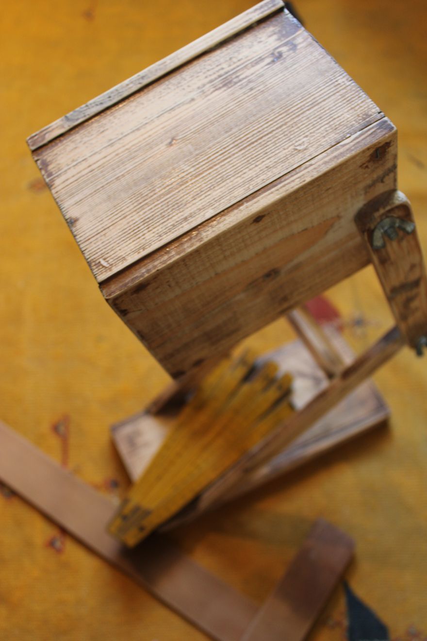 Lampe en bois