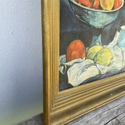Still life painting in oil